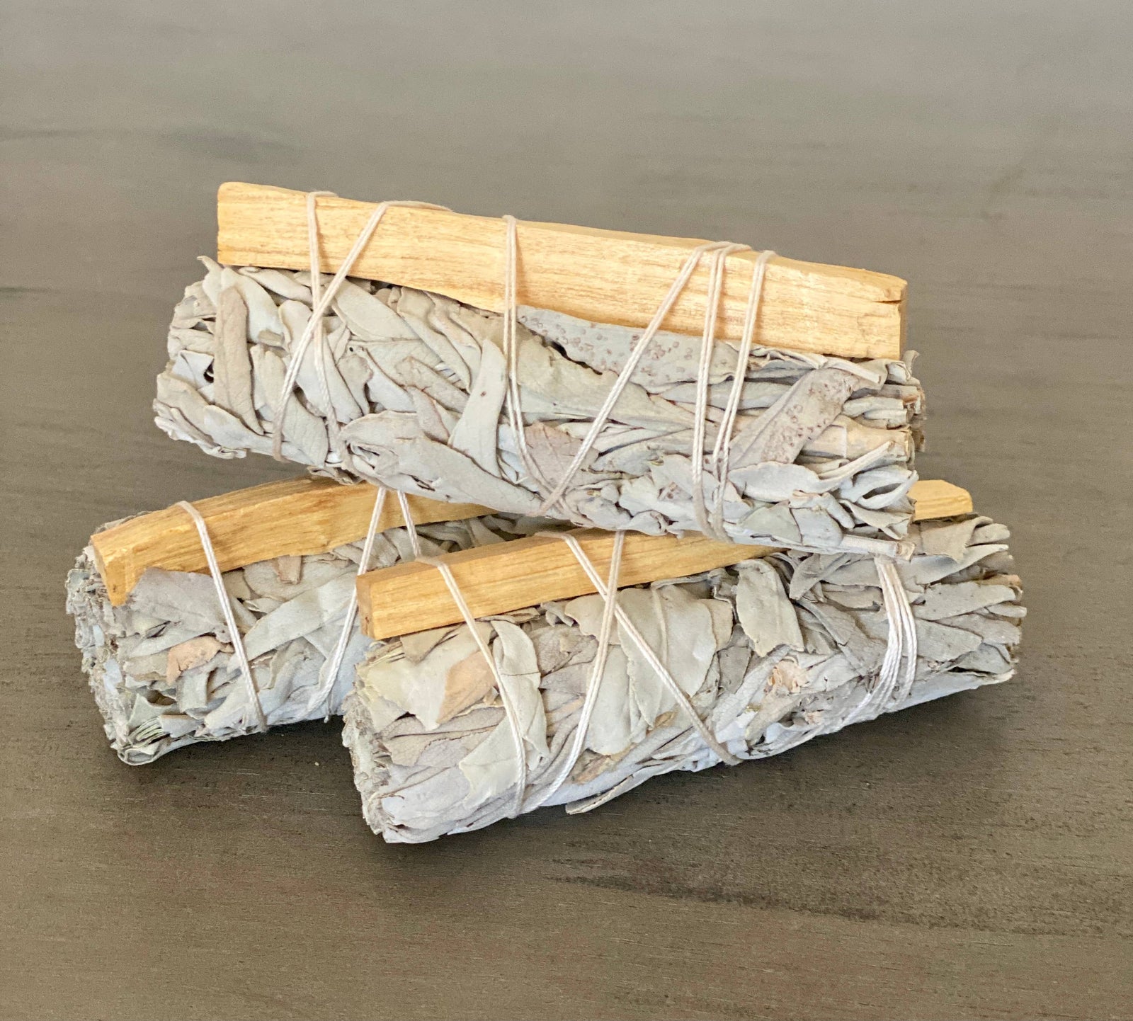 White Sage Smudge Sticks with Palo Santo