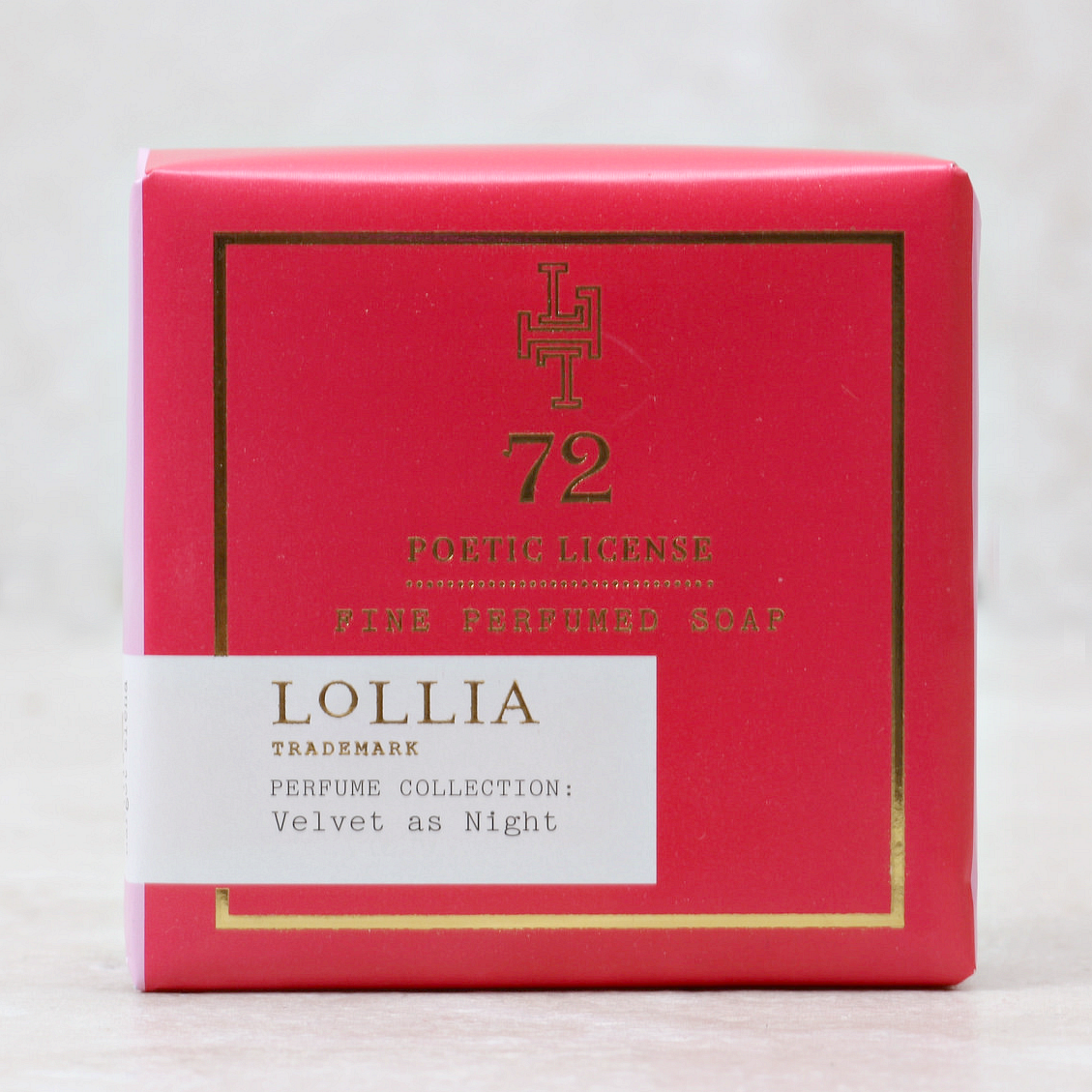 Lollia Poetic License Soap 72 Velvet As the Night