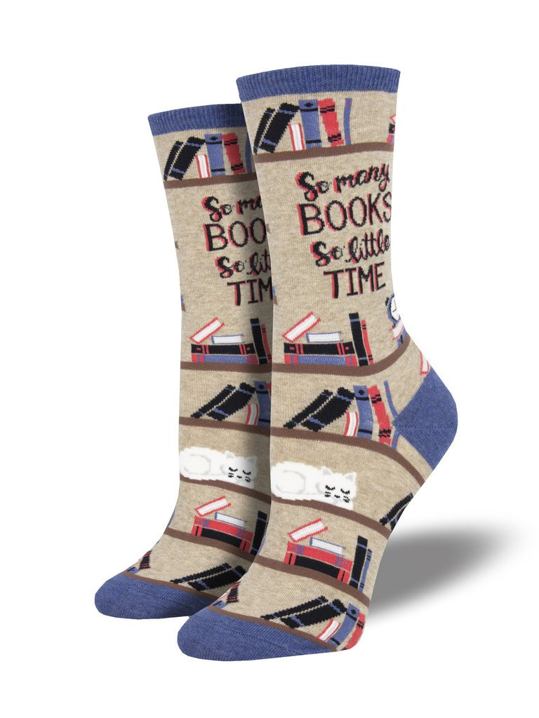 Time for a Good Book Womens Socks
