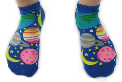 Solar System Planet Ankle Socks