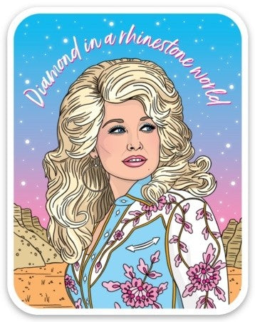 Dolly Parton Rhinestone World Sticker