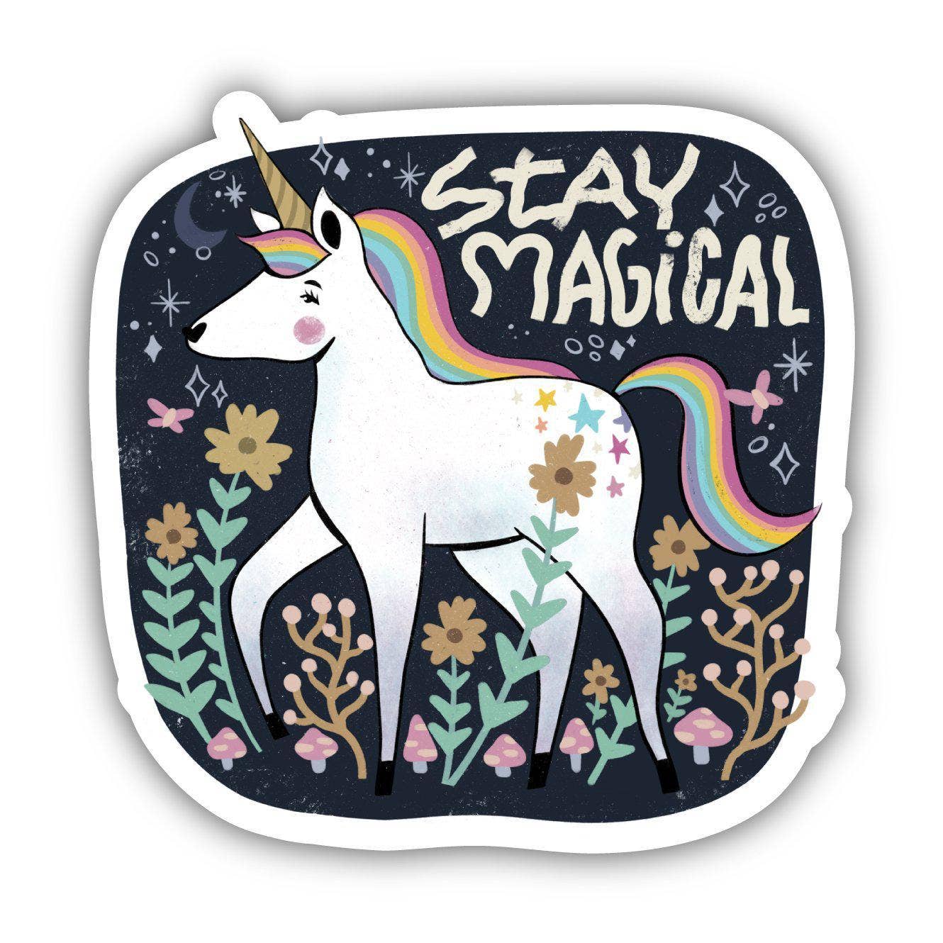 Stay Magical Unicorn Sticker