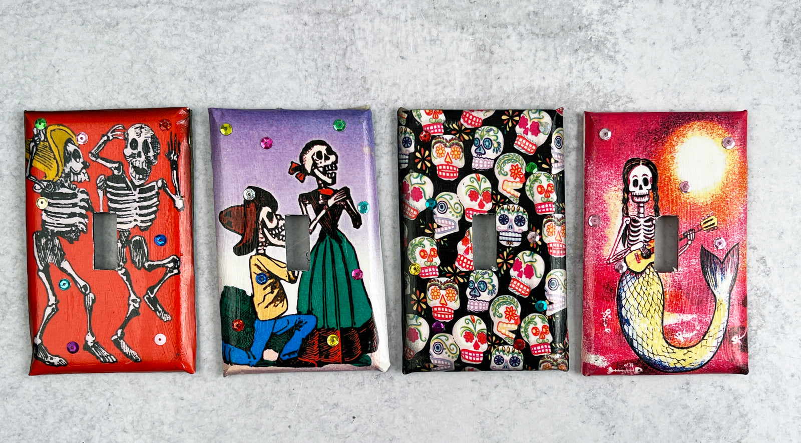 Dia de los Muertos Light Switch Plate