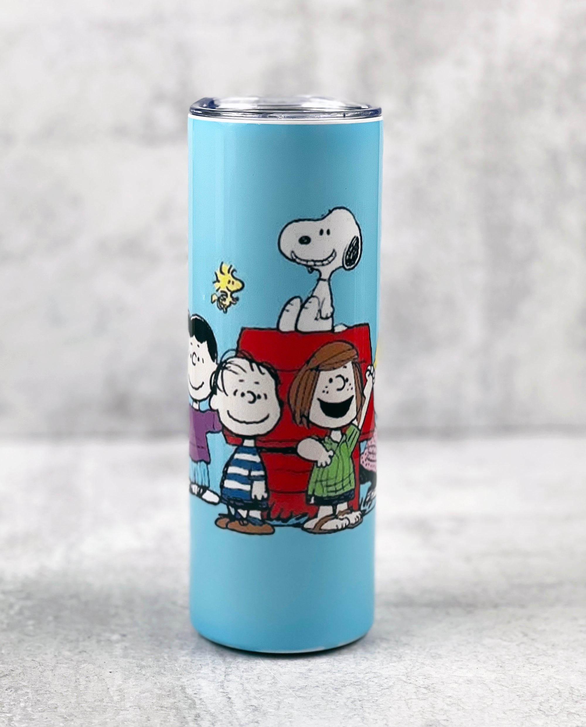 Snoopy and the Peanuts Gang Blue Insulated Tumbler
