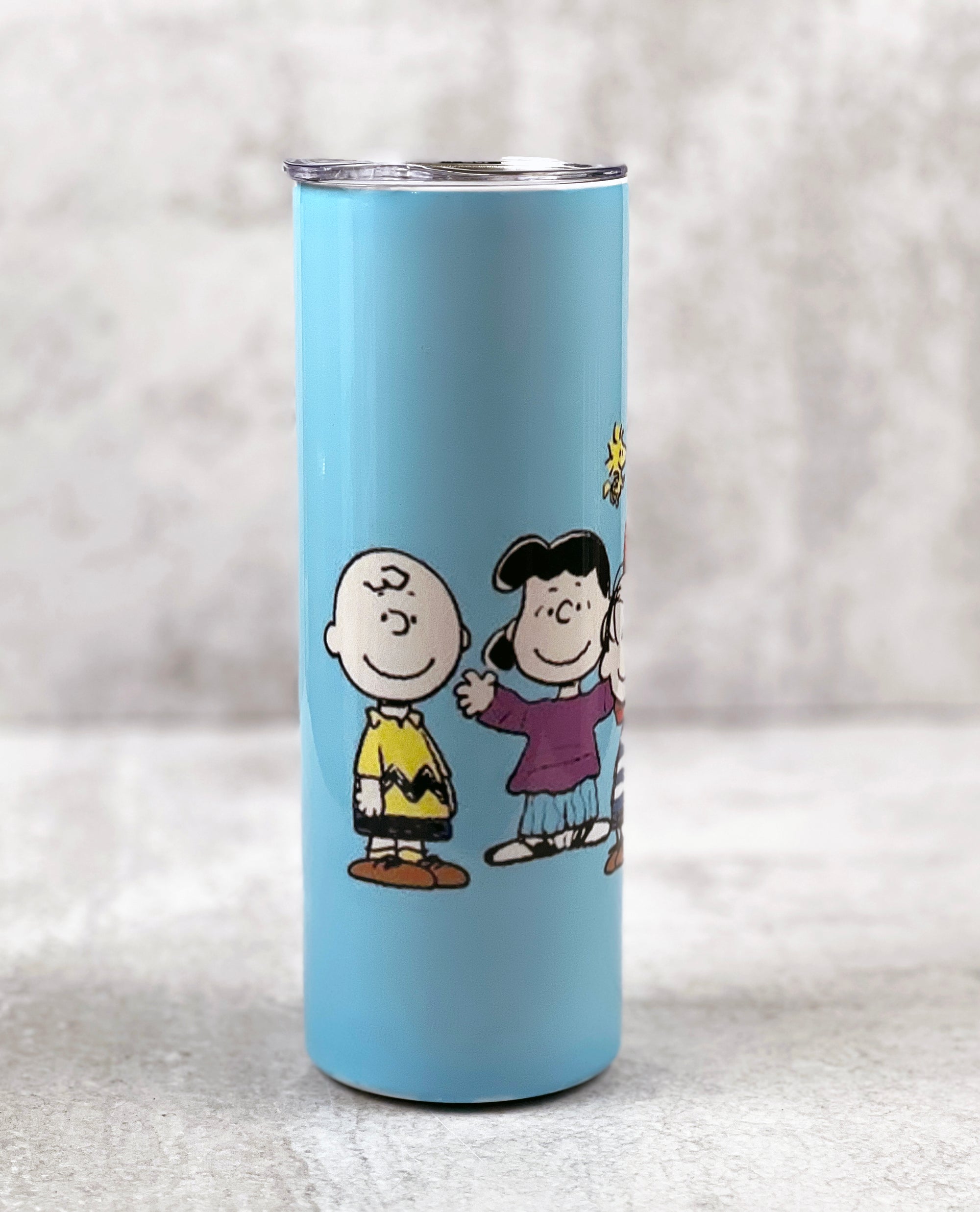Snoopy and the Peanuts Gang Blue Insulated Tumbler