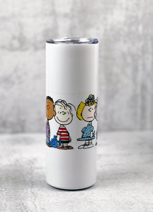 Snoopy and the Peanuts Gang White Stainless Steel Insulated Tumbler