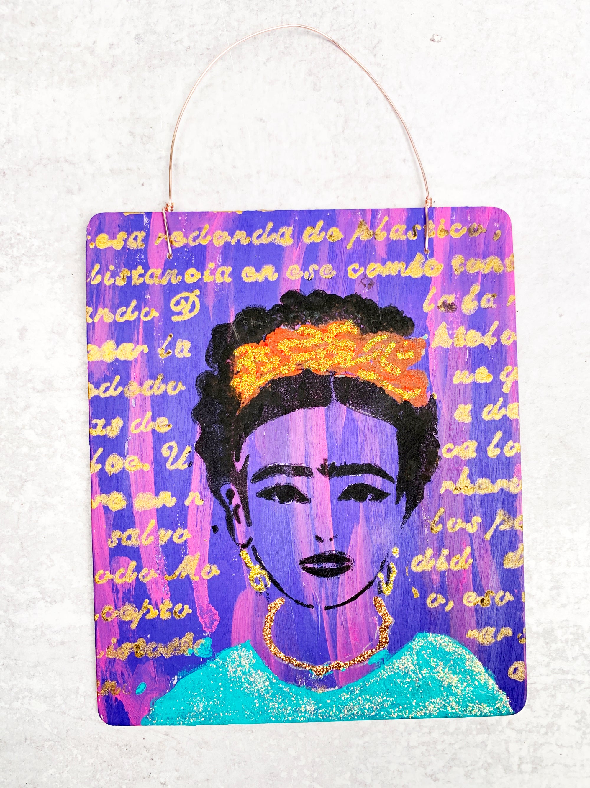Frida Kahlo Painted Wall Art
