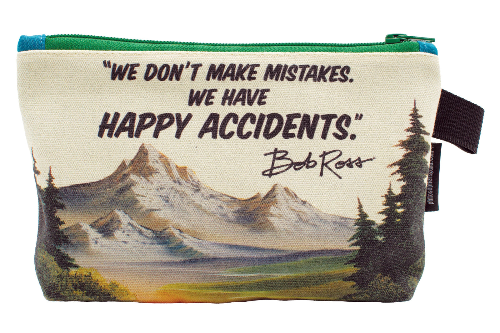 Bob Ross Zipper Pouch