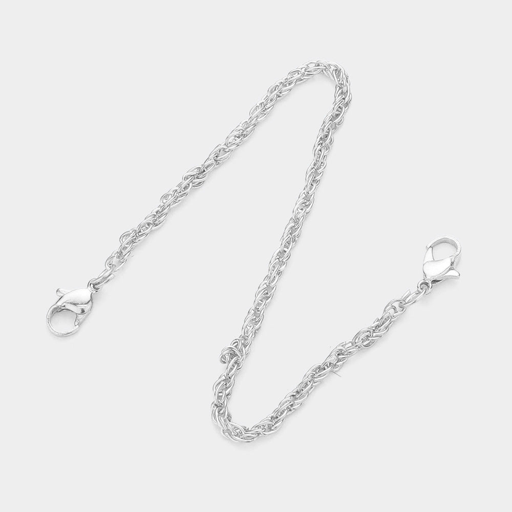 Red Glass Beaded Heart Zipper Pouch