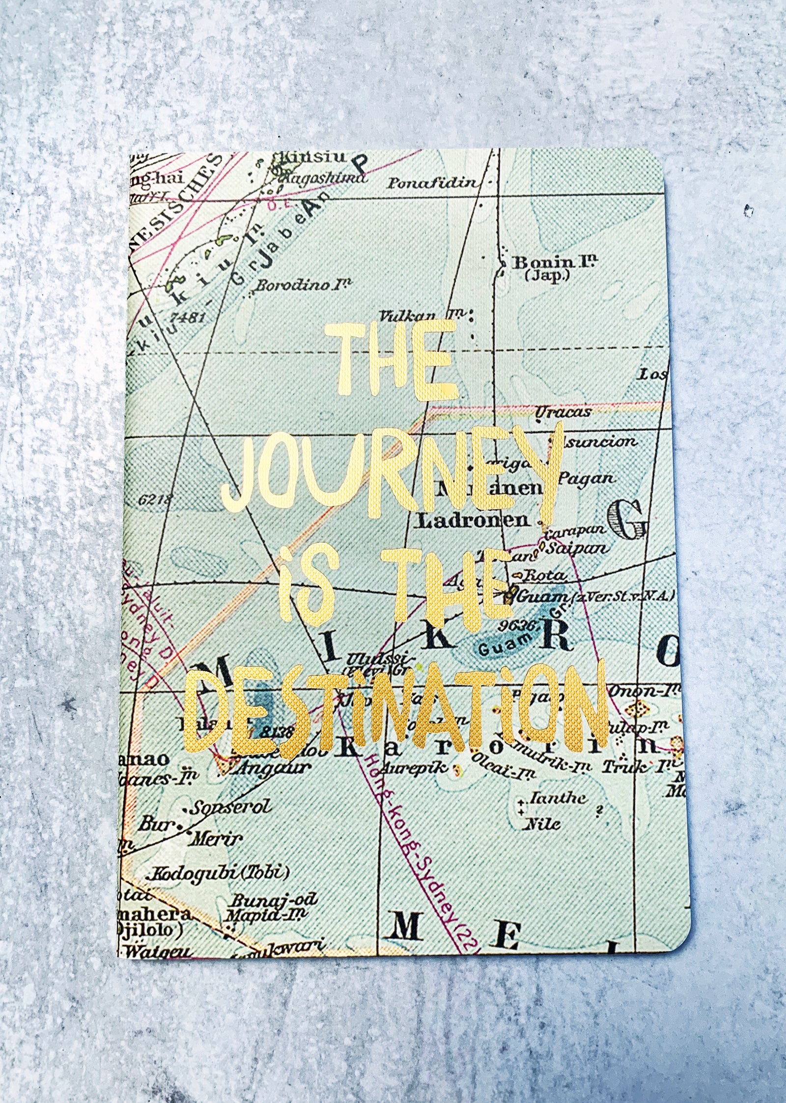 World Travel Map Inspirational Journal