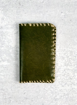 Olive Green Leather Wallet